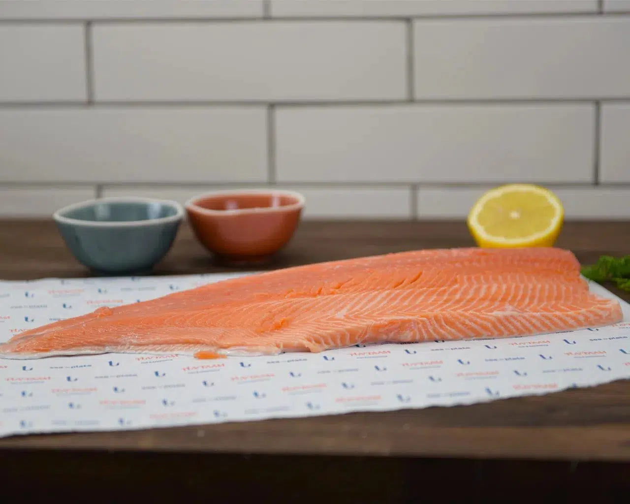 Ora King Salmon (Organic) Fillet Side