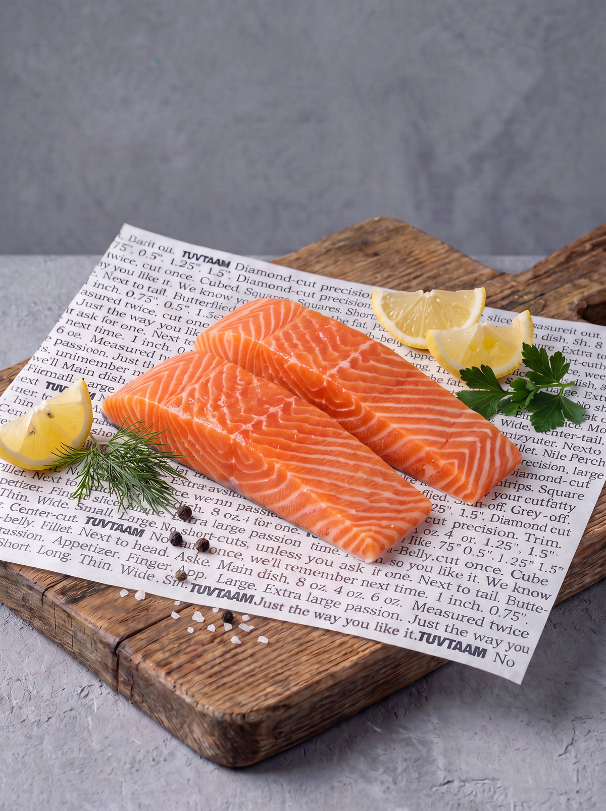 Baby Salmon Fillet Slice