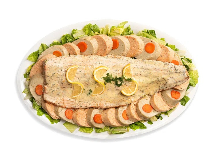 Salmon Side w/Gefilte Fish Platter