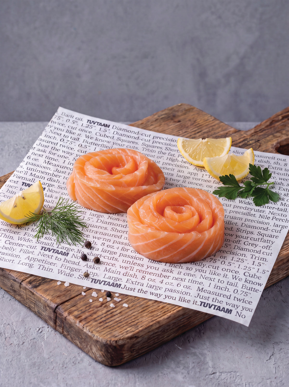 Salmon Strips (Roses)