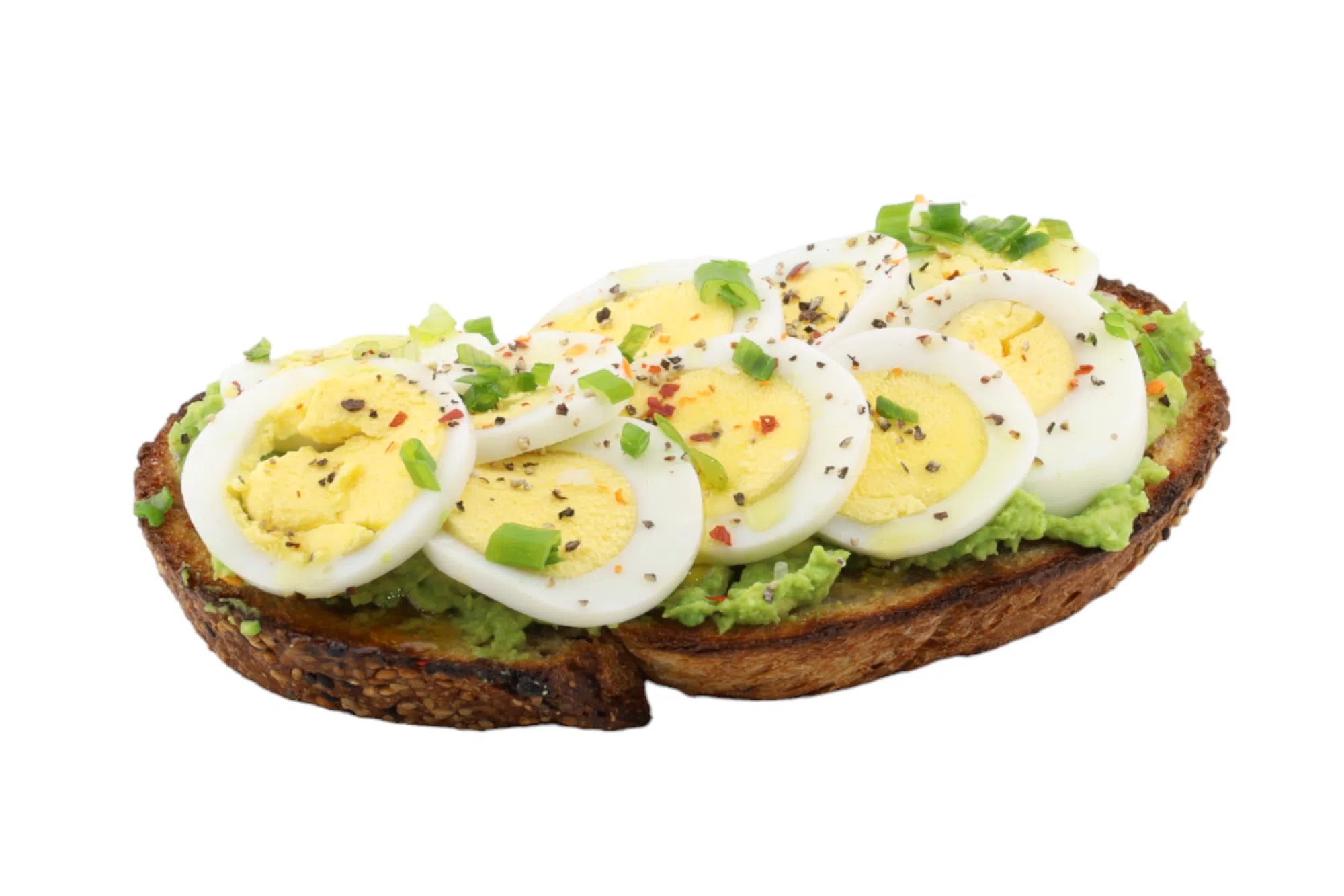 Sliced Egg & Avocado Toast