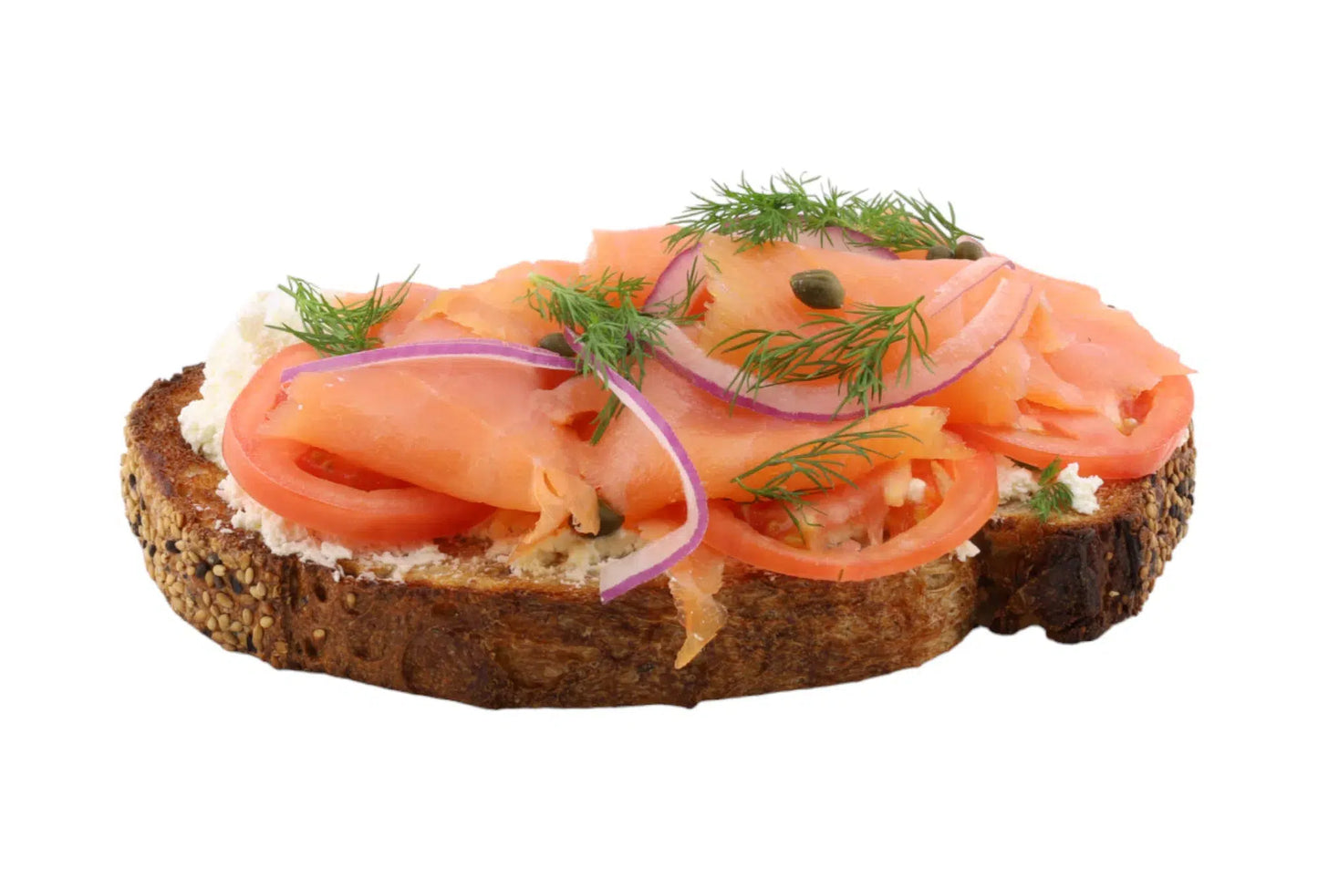 Cream Cheese & Lox Toast