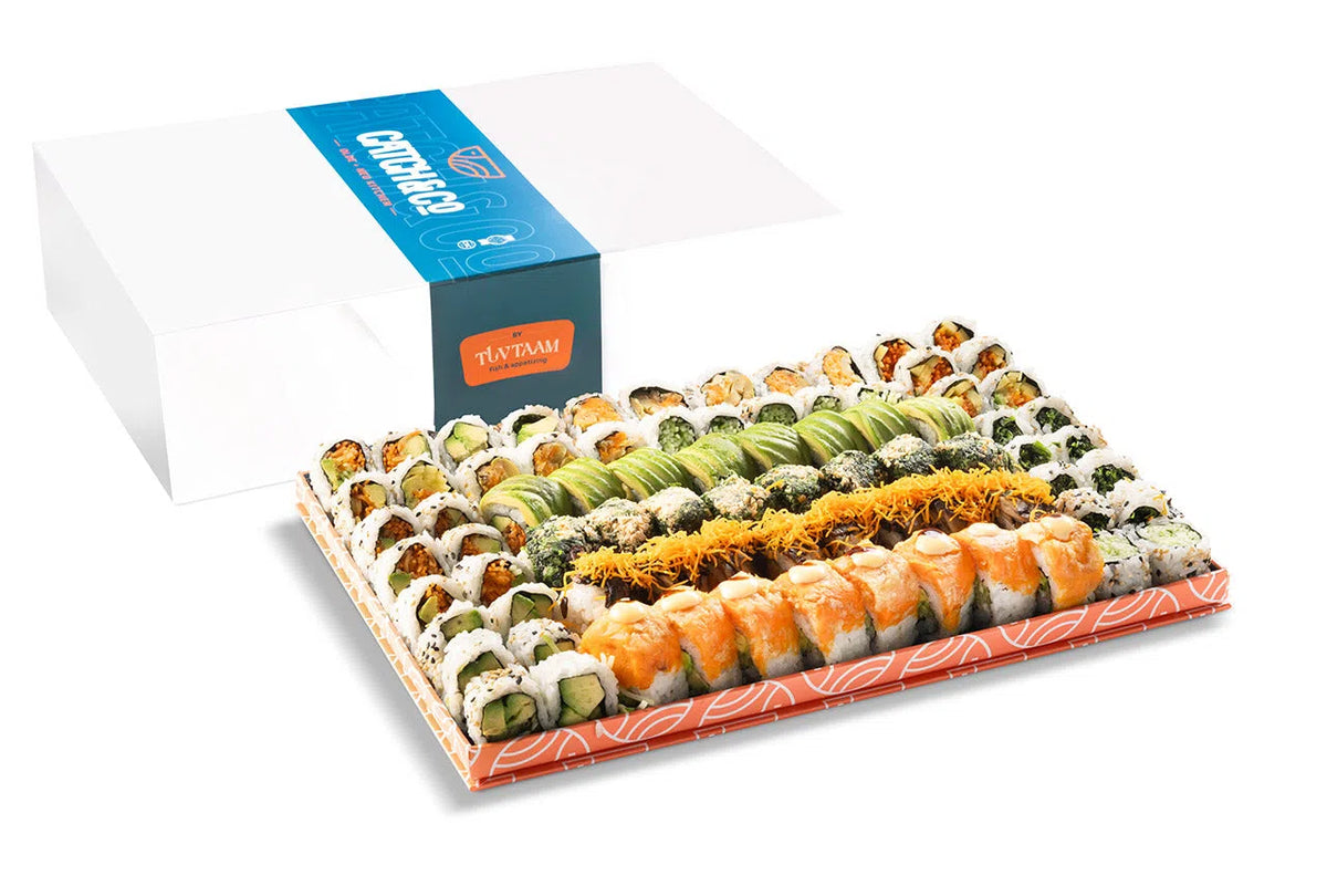 Vegetable Sushi Platters