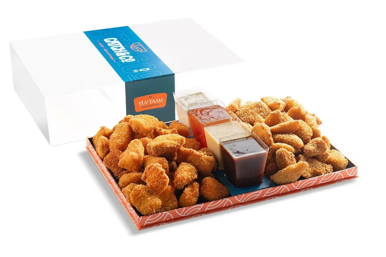 Breaded Fish Nuggets Platter