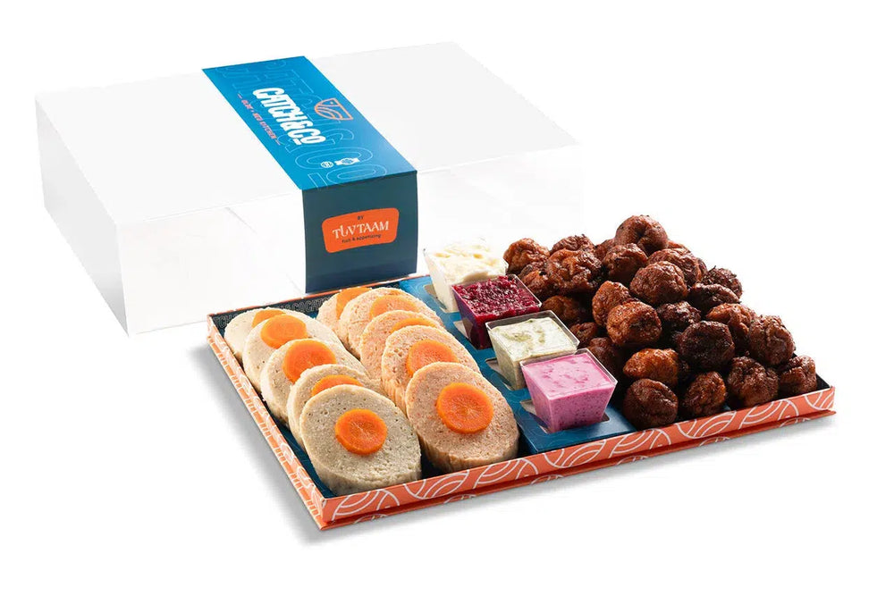 Gefilte Fish Platter w/Fried Fish Balls
