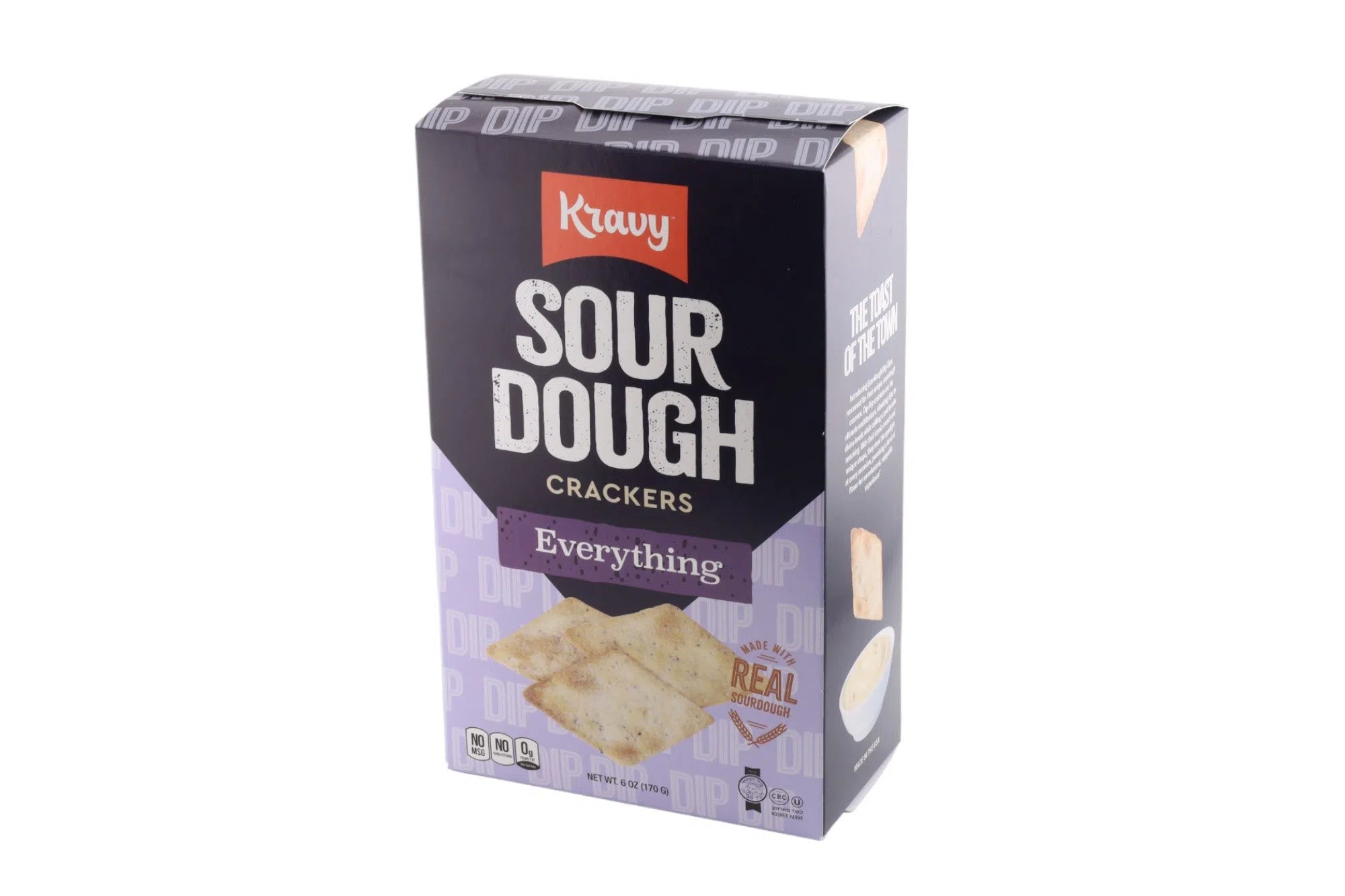 Kravy Sourdough Crackers Everything