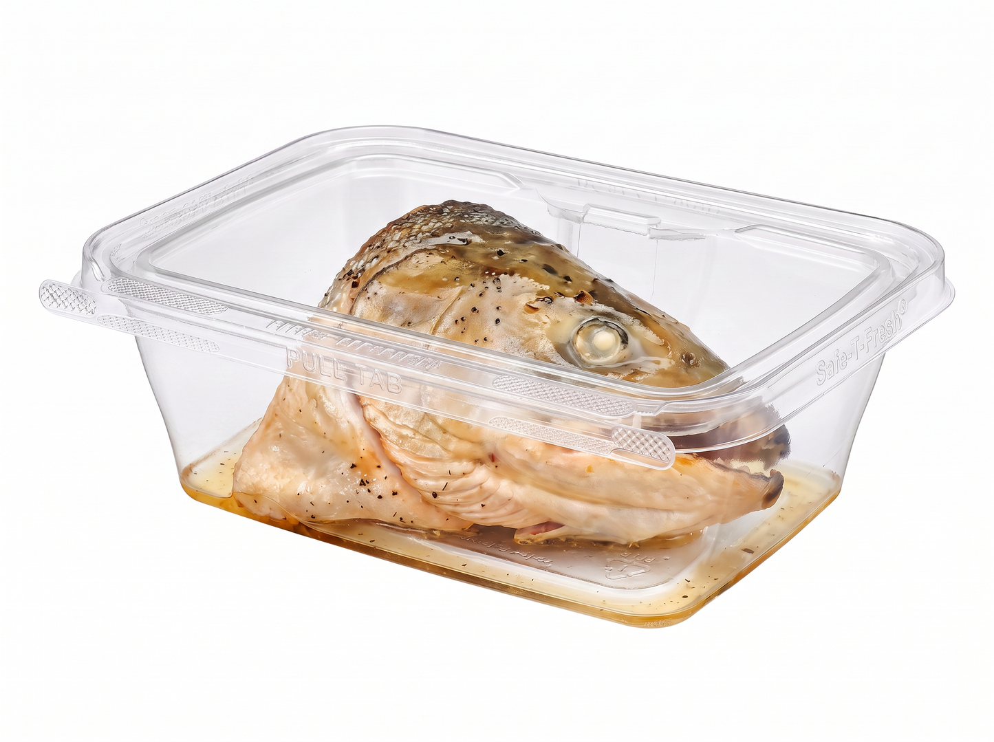 Cooked Salmon Head