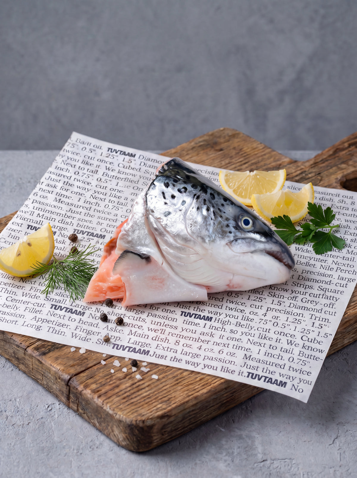Large Salmon Head