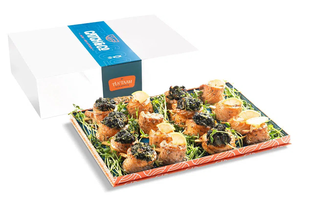 Mini Salmon Rosettes Platter