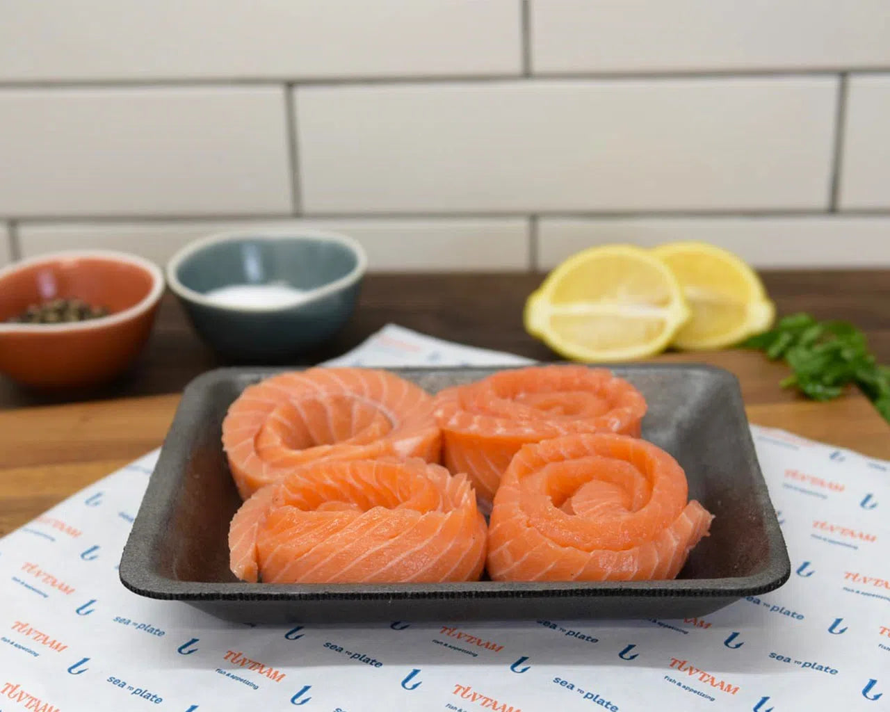 Salmon Rosettes