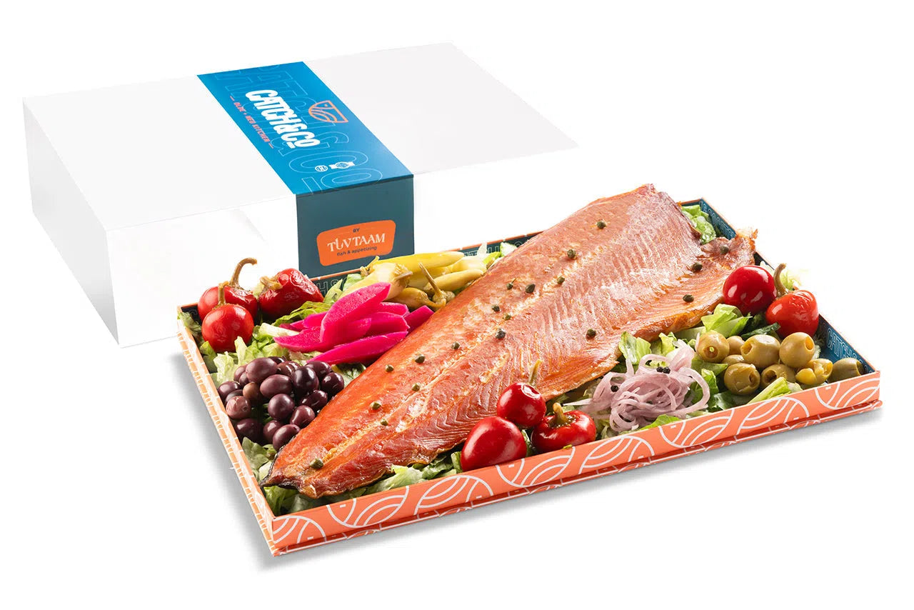 Wood Smoked Salmon Side Platter